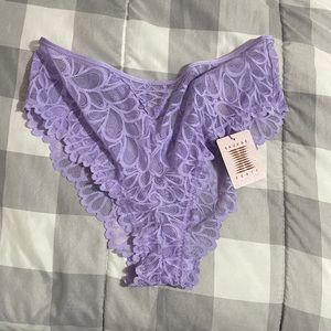 Savage X Fenty lavender lace panty